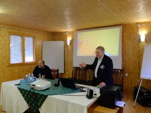 От ляво на дясно: Николай Йорданов, Кирил Разлогов