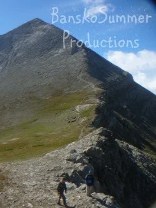 The path to Vihren peak.