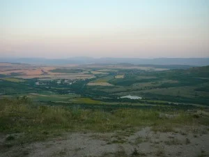 The view from the cliffs.