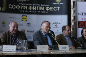 Отляво надясно: Гидеон Кутс, Клаус Едер, Божидар Манов